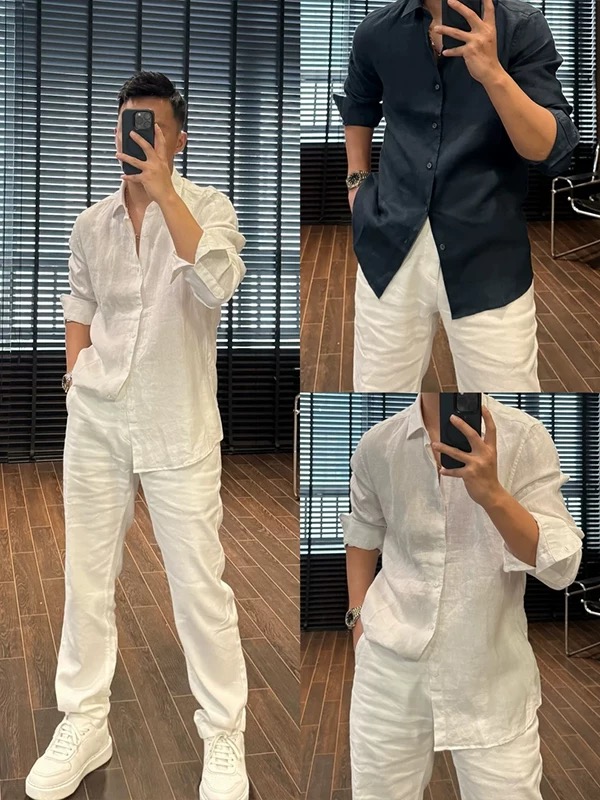 Linen Shirt Breathable - Chemise légère et respirante en lin