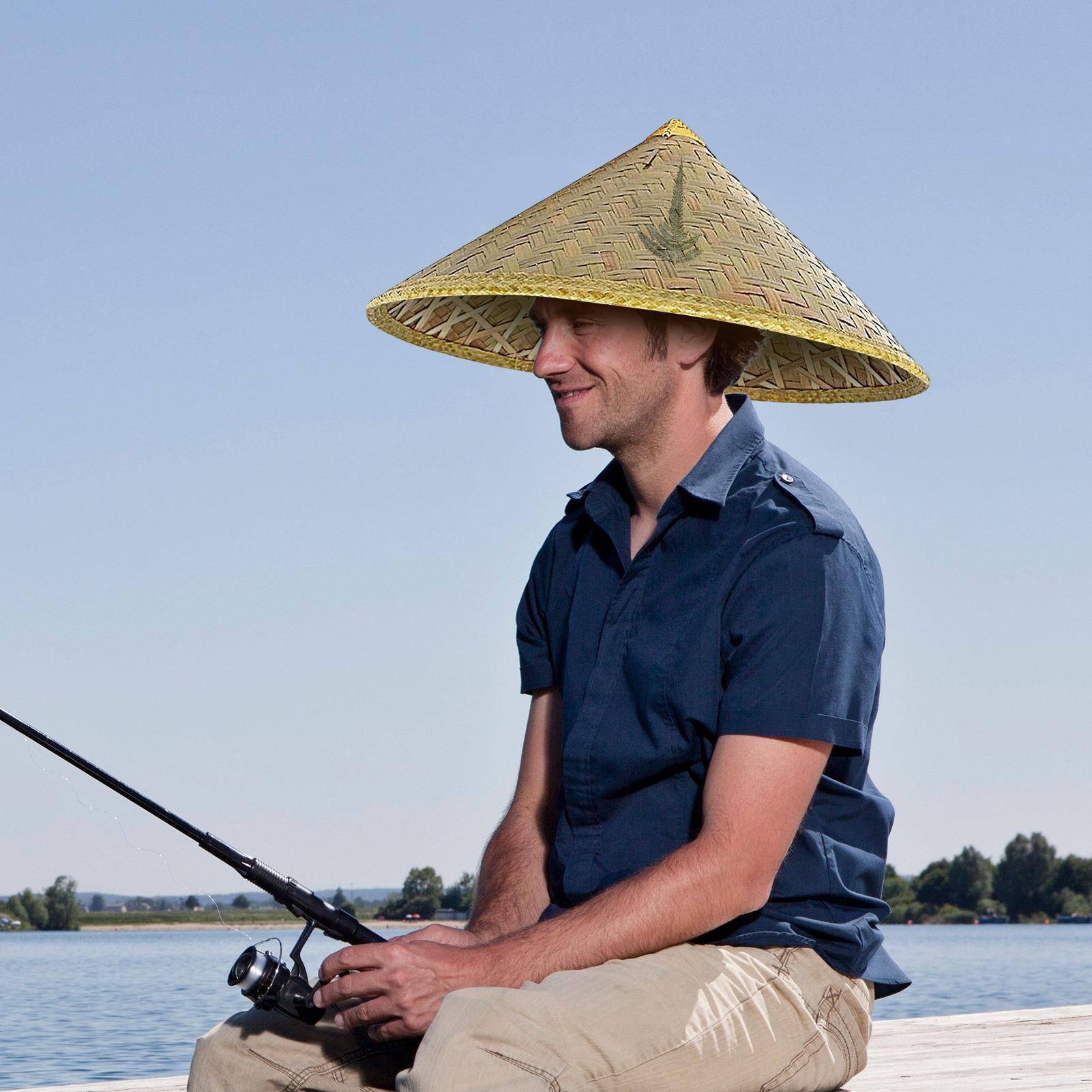 Bucket Hat Straw - Chapeau de paille chinois fait main