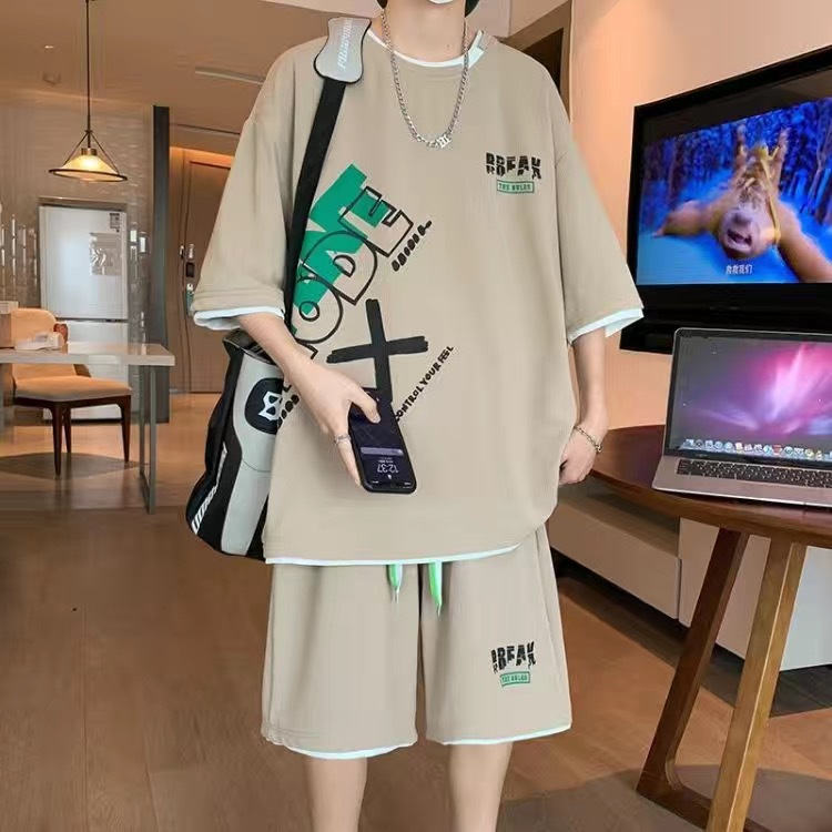 Shirt Camp Collar - Ensemble de vêtements de sport décontractés