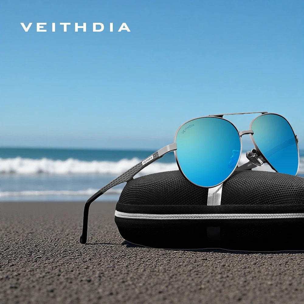 Sunglasses Aviator Polarized - VEITHDIA – lunettes de soleil polarisées