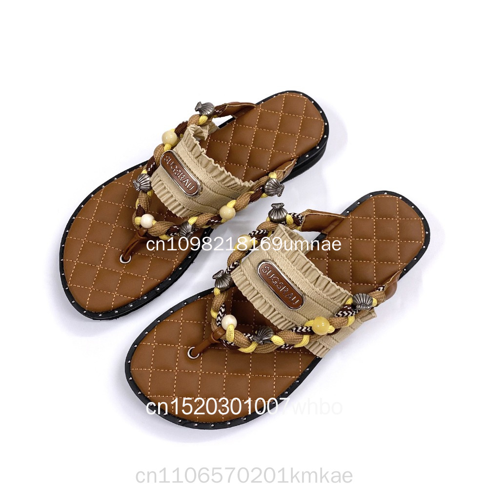 Nouvelles pantoufles rétro tis - Flip Flop Leather Men avis et prix