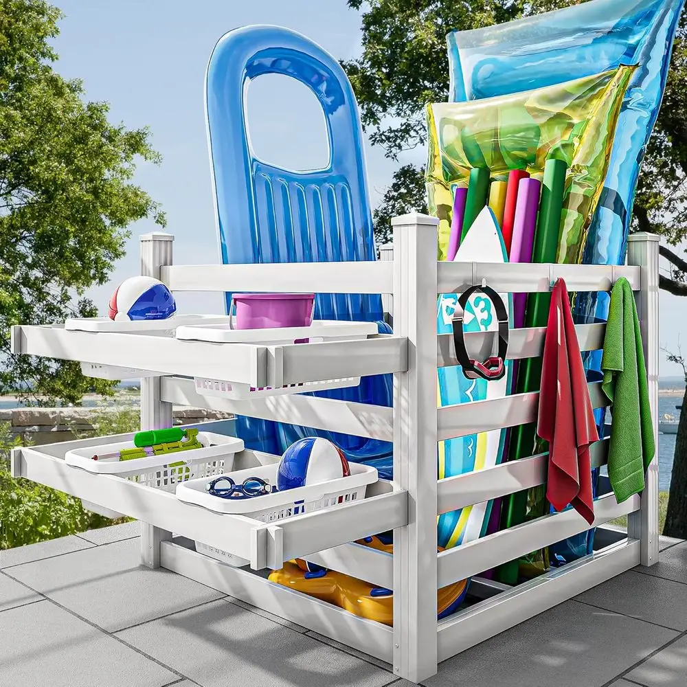 Bac de rangement pour piscine  - Beach Towel Large avis et prix