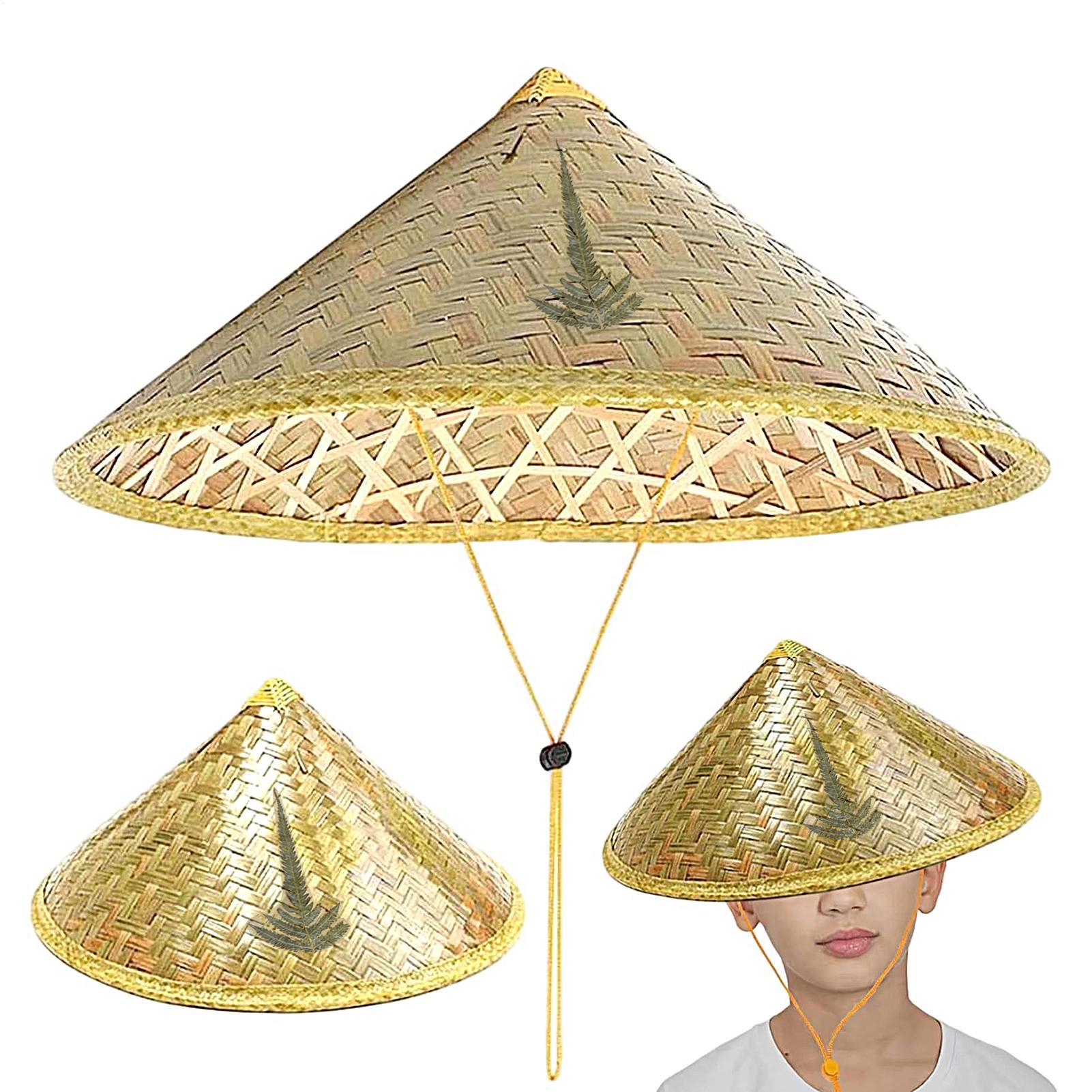 Chapeau de paille chinois fait - Bucket Hat Straw avis et prix
