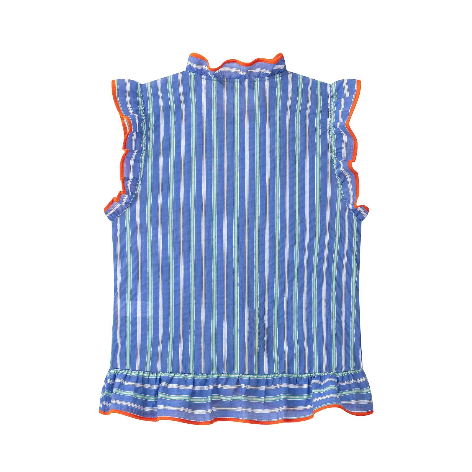BSAY Blouse sans manches rayée - Shirt Camp Collar avis et prix