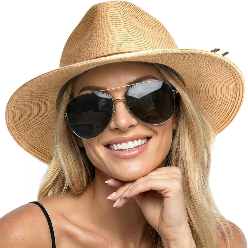 Chapeau de soleil d'été en pai - Bucket Hat Straw avis et prix