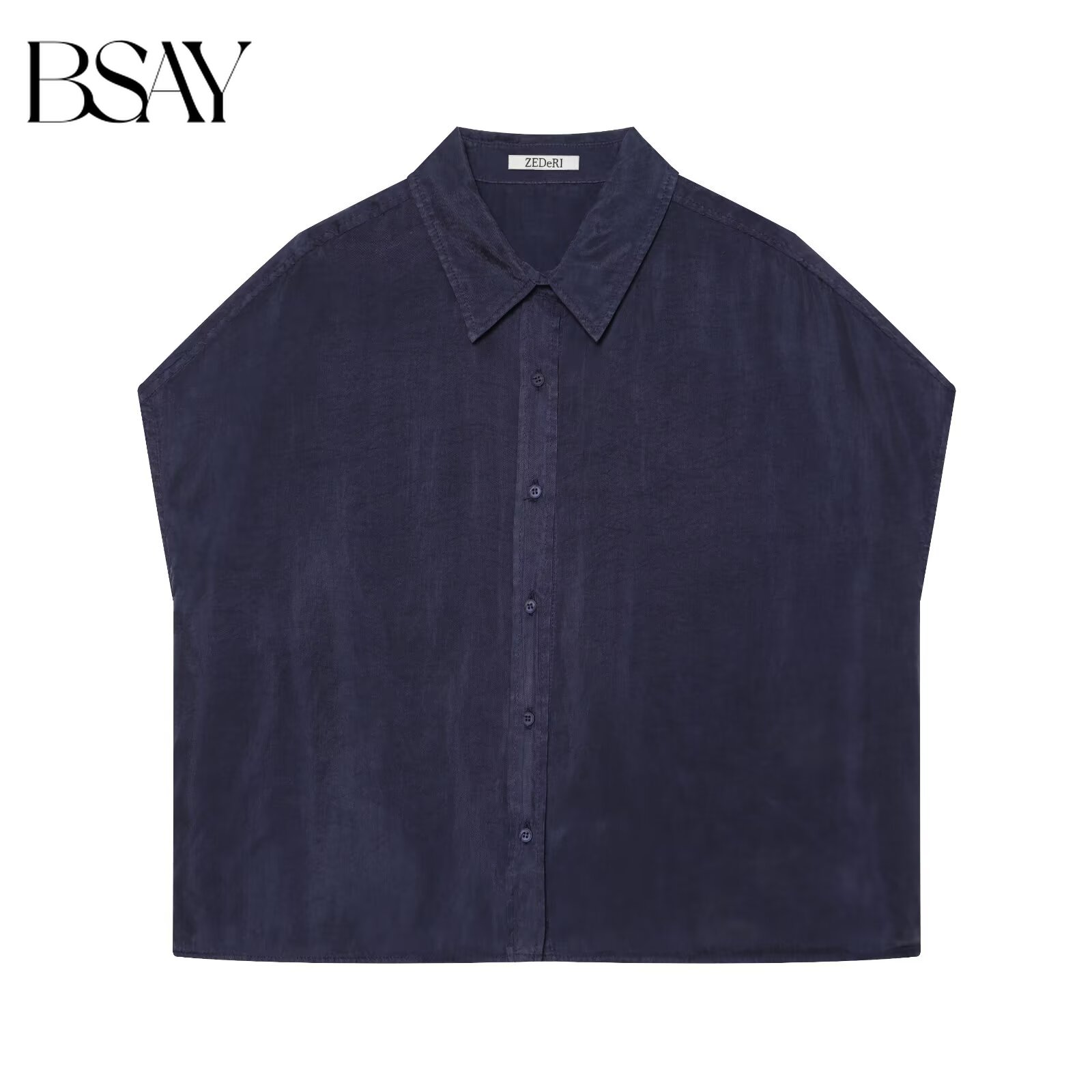 BSAY Nouvelle Blouse Courte Dé - Shirt Camp Collar avis et prix