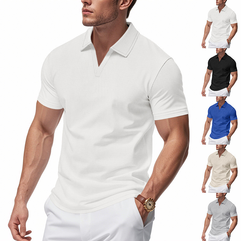 Nouveaux Polos Respirants d'Ét - Shirt Camp Collar avis et prix