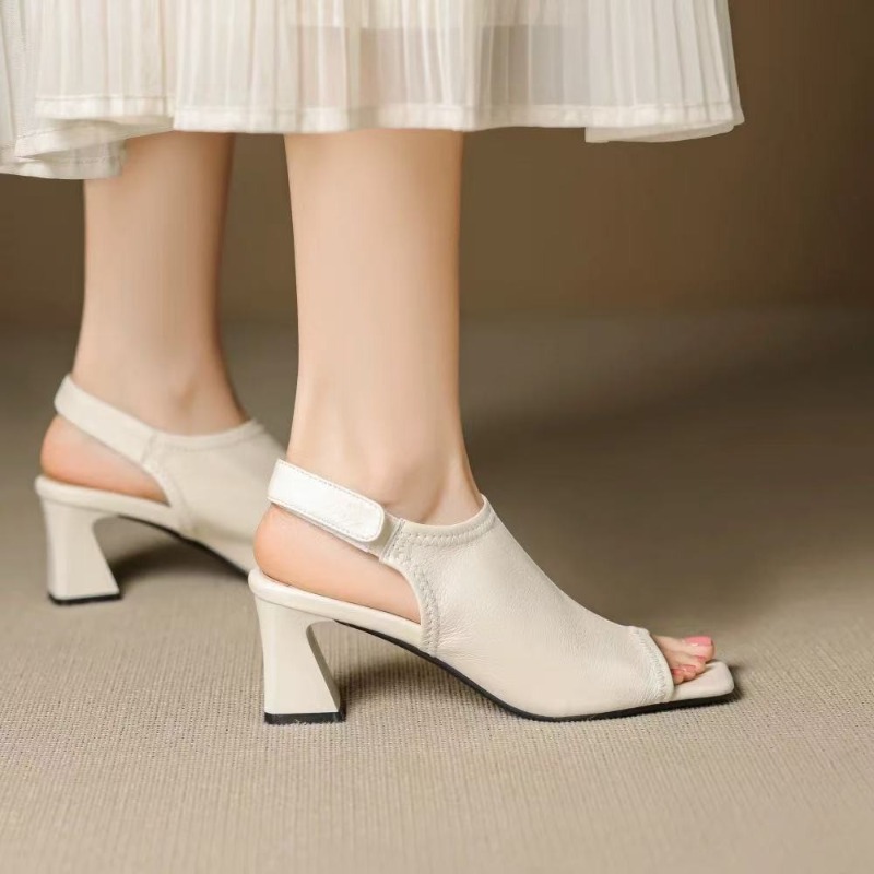Sandales romaines à bout carré - Casual Sandal Leather avis et prix
